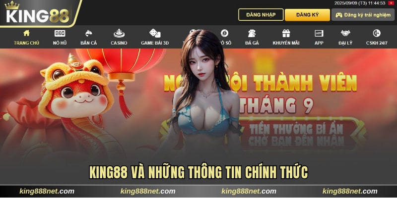 Giới Thiệu King88 Giới thiệu King88 và thông tin chính thức